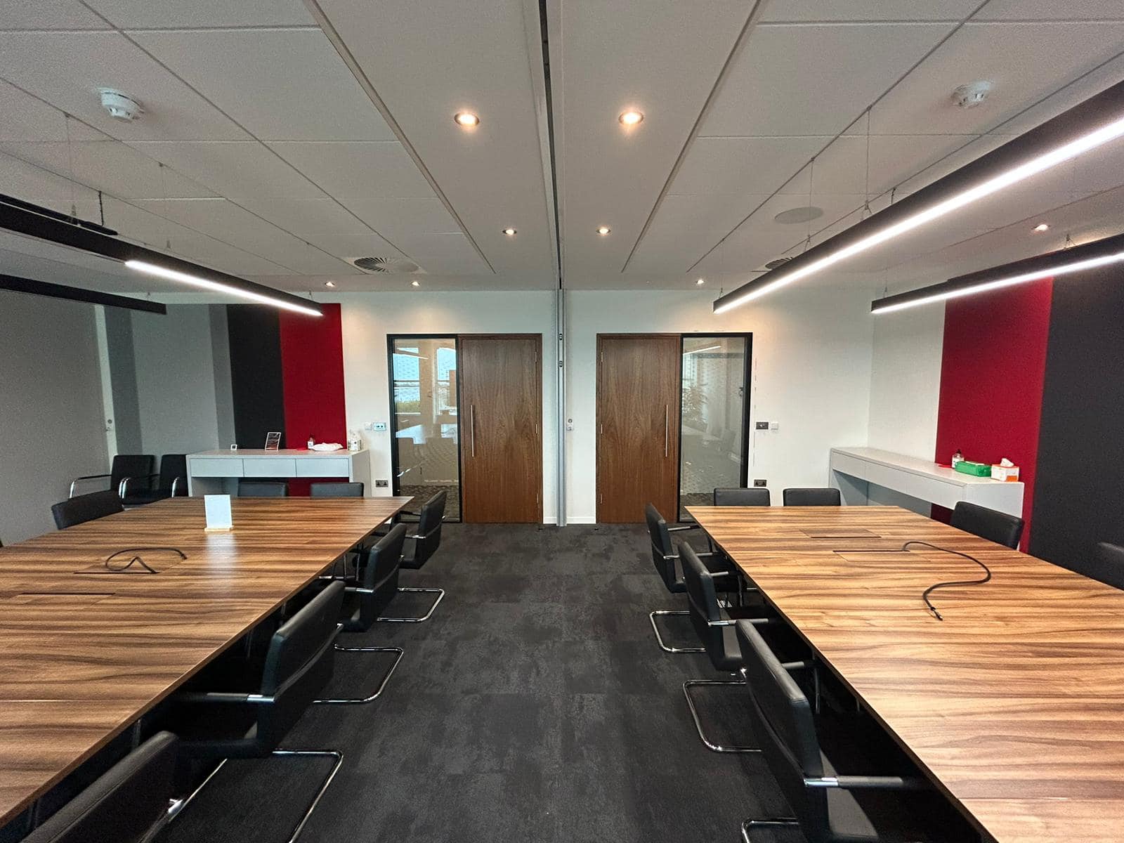 Acoustic wall panels fitted in Central London office