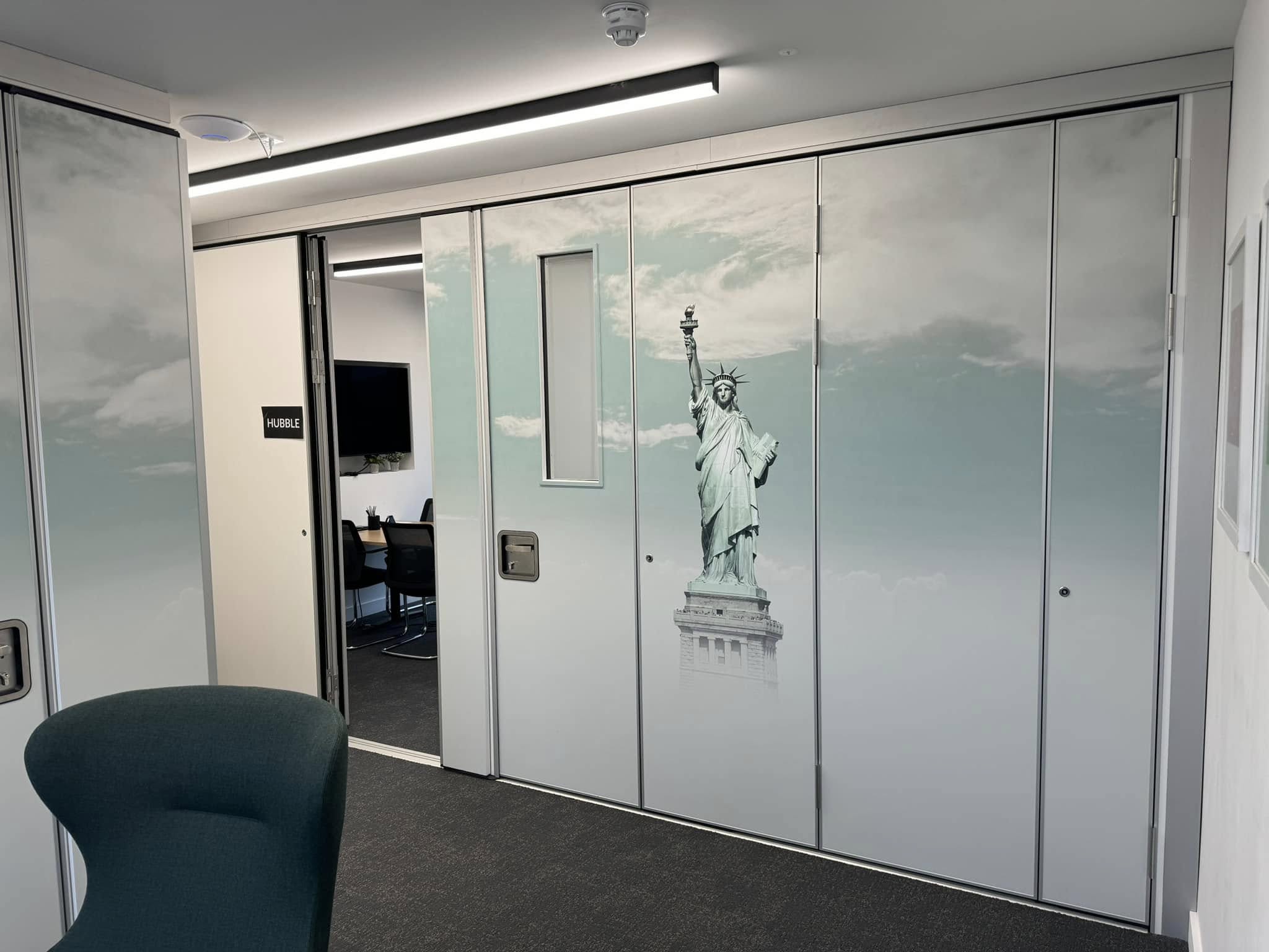 Bespoke sliding wall system in Southern London