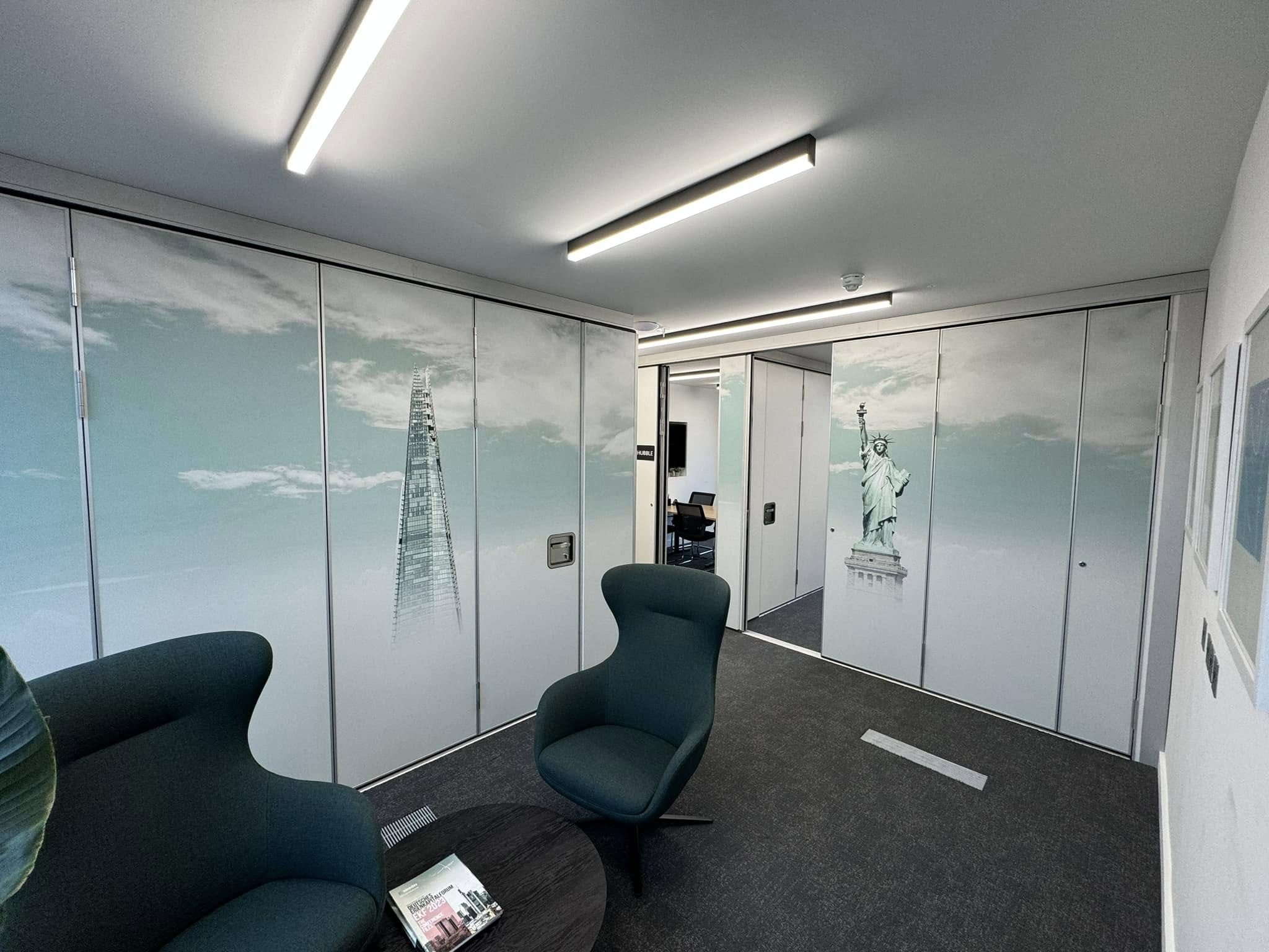 Nationwide bespoke movable wall installation