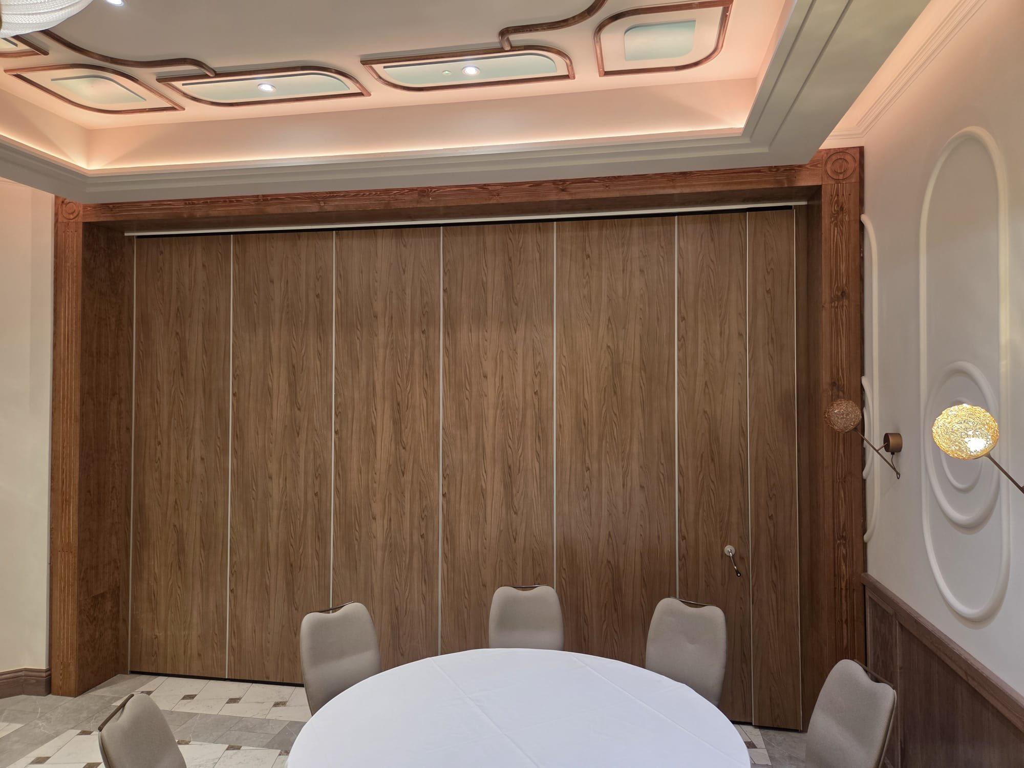 Custom movable wall installation in Essex office