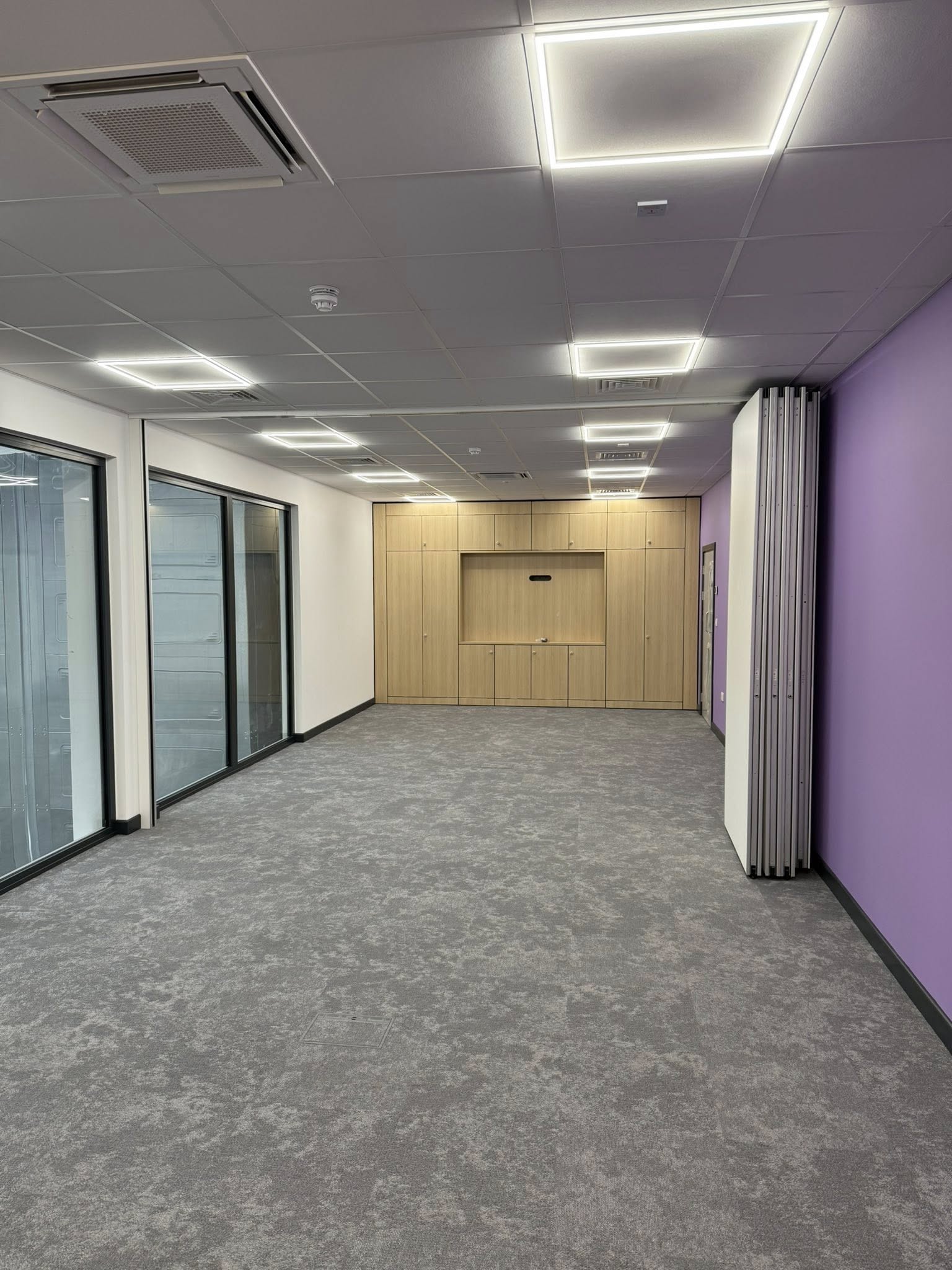 High performance acoustic wall system in Central London