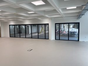 Acoustic partition Southern London office