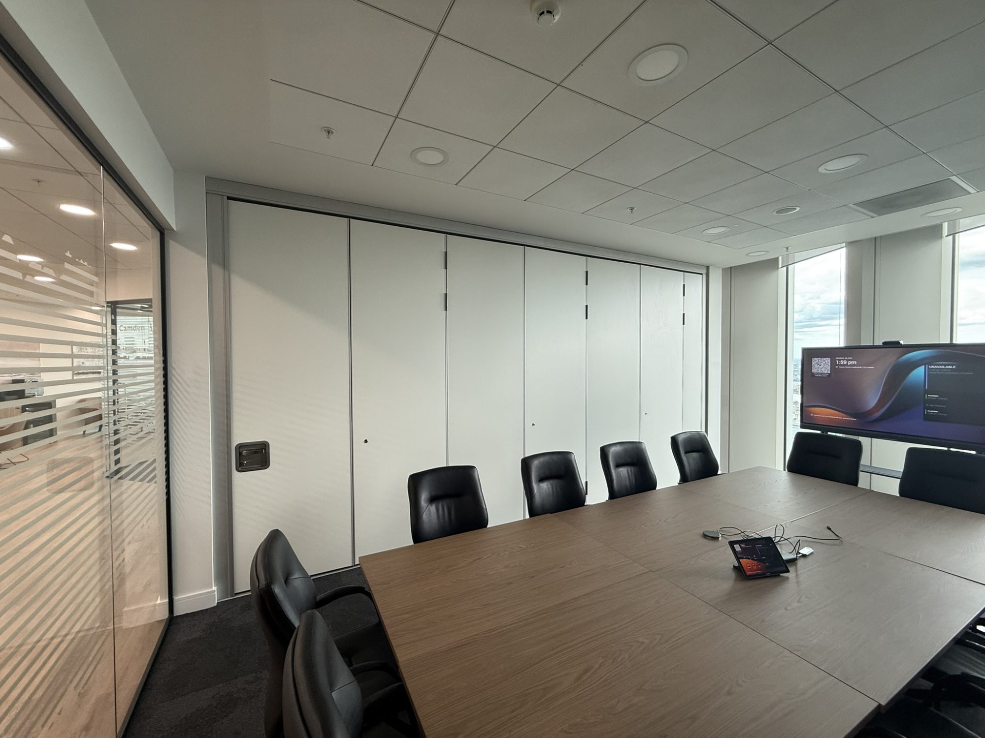 Sliding partition North London