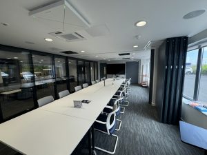 Office acoustic partition installation in Southern London